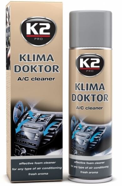 Automobiļu gaisa kondicionēšanas tīrīšanas līdzeklis K2 Klima Doctor, 500 ml цена и информация | Auto ķīmija | 220.lv