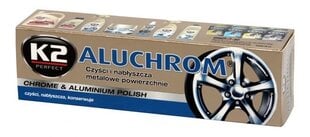 Alumīnija un hroma pulēšana pasta K2 Aluchrom cena un informācija | Auto ķīmija | 220.lv
