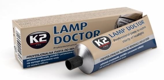 Pasta automašīnas lukturu pulēšanai K2 Lamp Doctor, 60g цена и информация | Auto ķīmija | 220.lv