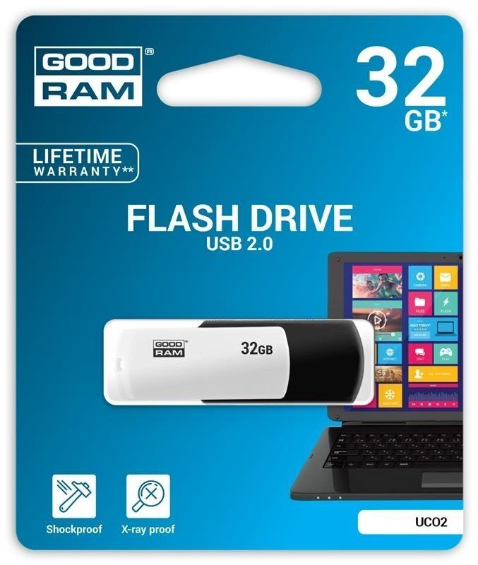 USB atmiņas karte Goodram UCO2 32GB 2.0 цена и информация | USB Atmiņas kartes | 220.lv