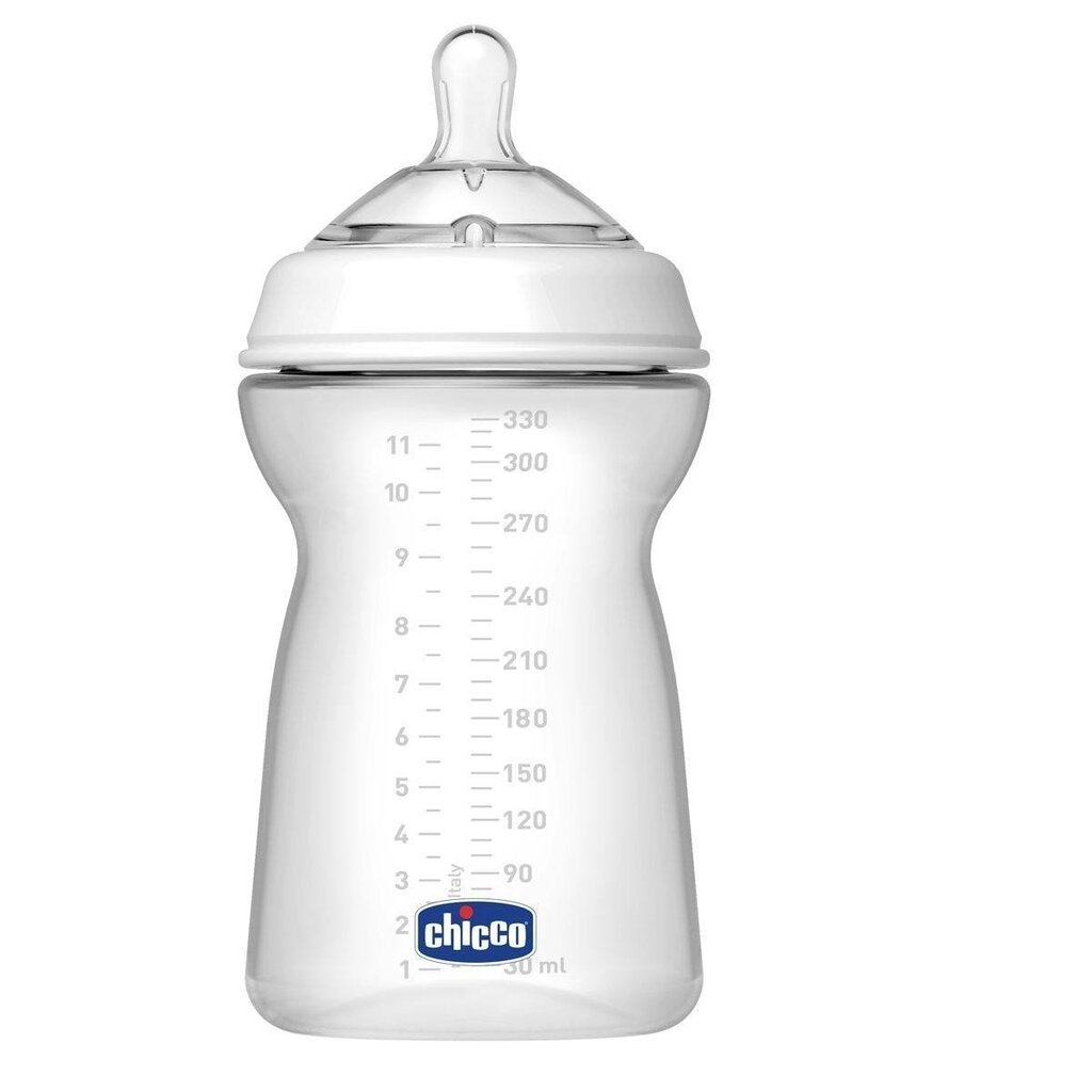 Бутылочка Chicco Natural Feeling 330 ml, 6 мес. цена | 220.lv