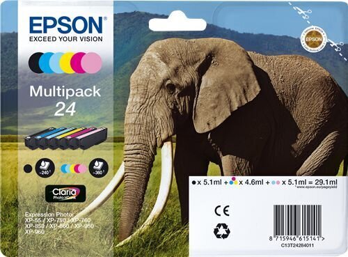 Epson Multipack 6-colours 24 Claria Phot cena un informācija | Tintes kārtridži | 220.lv