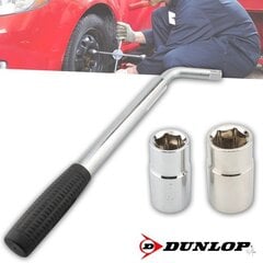 Dunlop riteņu teleskopiskā atslēga 17/19/21/23 mm cena un informācija | Dunlop Citas auto preces | 220.lv