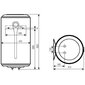 Elektriskais ūdens sildītājs Atlantic VM050 Steatite O'PRO, vertikāls, 50L cena un informācija | Ūdens sildītāji | 220.lv