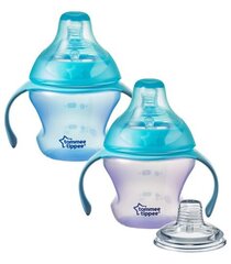 TOMMEE TIPPEE barošanas pudelīte ar rokturiem 4-7m цена и информация | Бутылочки и аксессуары | 220.lv