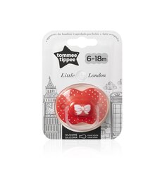 Silikona knupis Tommee Tippee London Girl, 6-18 mēn., 43341155 цена и информация | Пустышки | 220.lv