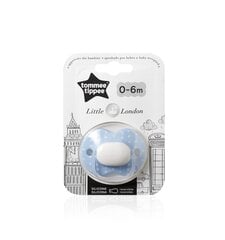 Silikona knupis Tommee Tippee London Boy, 0-6 mēn цена и информация | Пустышки | 220.lv