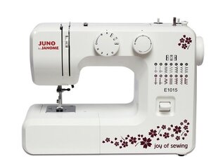 Janome JUNO E1015 РОЗОВЫЙ цена и информация | Швейные машинки | 220.lv