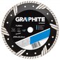 Dimanta disks GRAPHITE 57H630, diametrs 230mm, Turbo цена и информация | Rokas instrumenti | 220.lv