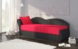 Dīvāns - gulta Aga, sarkana cena un informācija | Dīvāni | 220.lv