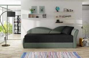 Dīvāns - gulta Aga, melns kaina ir informacija | Dīvāni | 220.lv