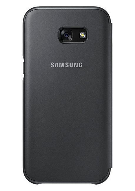 Sāniski atverams maciņš Samsung Flip cover Neon priekš Samsung Galaxy A520, Melns цена и информация | Telefonu vāciņi, maciņi | 220.lv
