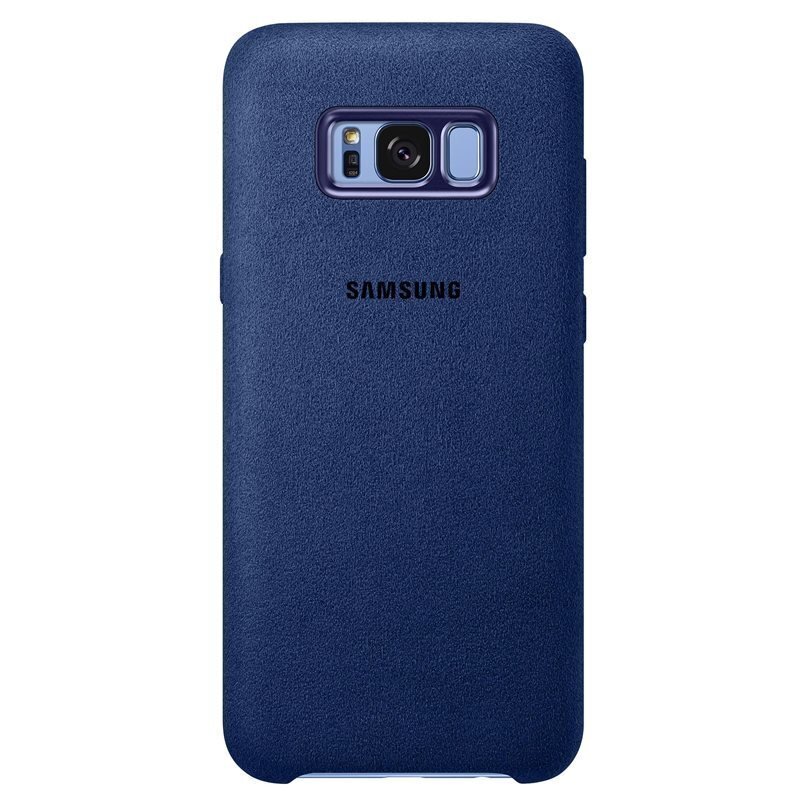 Aizmugurējais apvalks Samsung Alcantara priekš Samsung Galaxy S8 Plus (G955), Zils cena un informācija | Telefonu vāciņi, maciņi | 220.lv