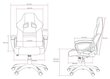 Biroja krēsls Arozzi Gaming Chair, Monza cena un informācija | Biroja krēsli | 220.lv