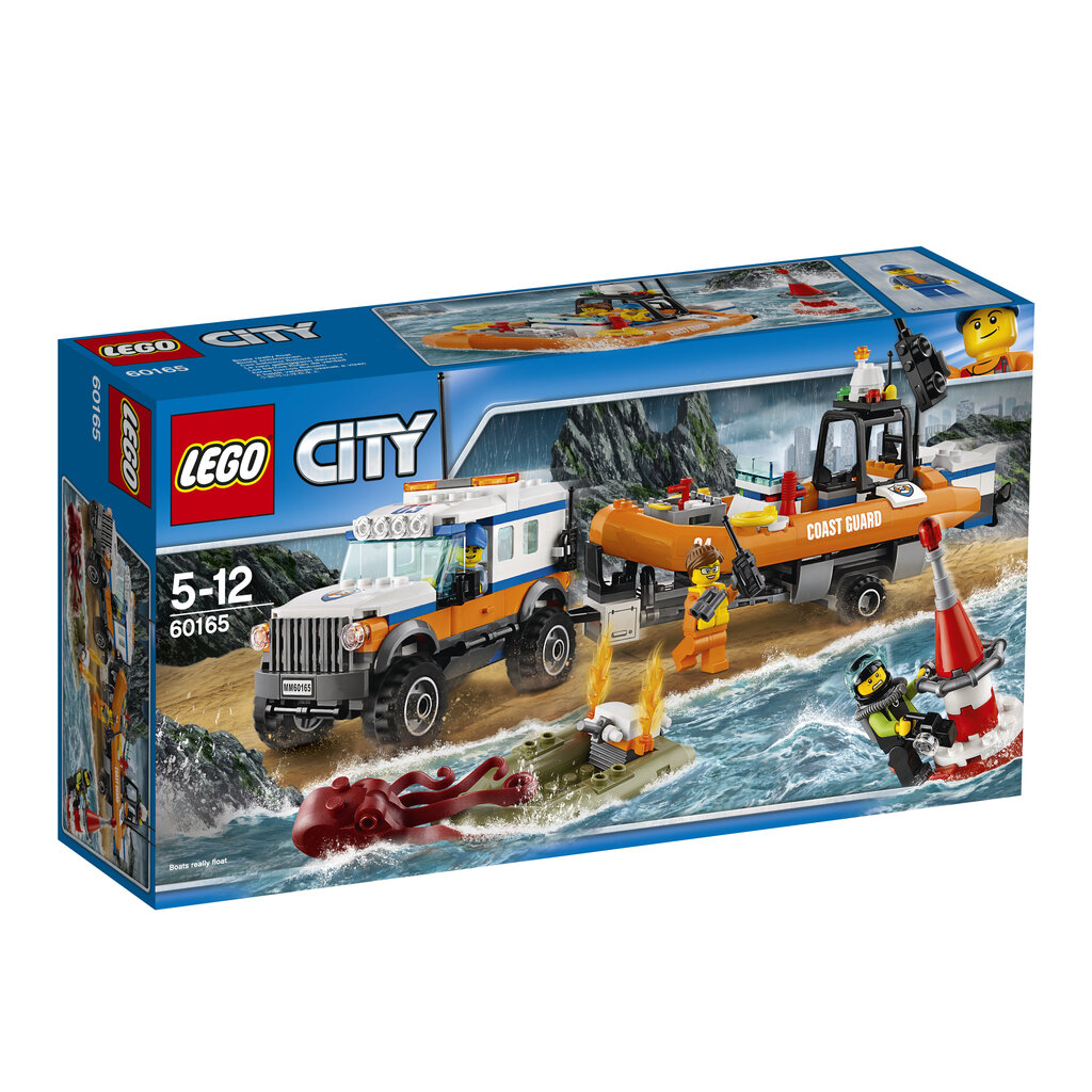 60165 LEGO® City 4 × 4 ātrās reaģēšanas vienība cena un informācija | Konstruktori | 220.lv