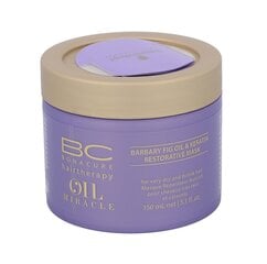 Маска для волос Schwarzkopf Professional BC Bonacure Oil Miracle Barbary Fig & Keratin, 150 мл цена и информация | Распылите крем-спрей на волосы на расстоянии 20-25 см, расчешите их расческой. | 220.lv