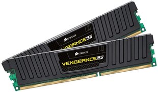 Corsair Vengeance Low Profile 8GB DDR3 CL9 KIT OF 2 CML8GX3M2A1600C9 цена и информация | Оперативная память (RAM) | 220.lv