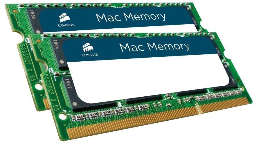 Corsair Mac Memory 16GB DDR3 CL9 SO-DIMM KIT OF 2 CMSA16GX3M2A1333C9 цена и информация | Operatīvā atmiņa (RAM) | 220.lv