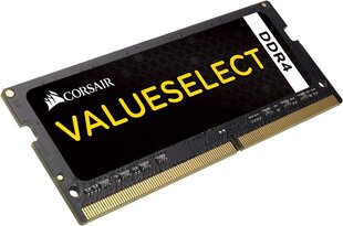 Corsair DDR4 SODIMM 4 ГБ 2133 МГц CL15 (CMSO4GX4M1A2133C15) цена и информация | Оперативная память (RAM) | 220.lv