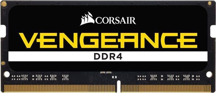 Corsair Vengeance 16GB 2666MHz DDR4 CL18 SODIMM KIT OF 2 CMSX16GX4M2A2666C18 cena un informācija | Operatīvā atmiņa (RAM) | 220.lv