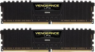 Corsair Vengeance LPX 16GB 2400MHz DDR4 CL16 KIT OF 2 CMK16GX4M2A2400C16 cena un informācija | Operatīvā atmiņa (RAM) | 220.lv