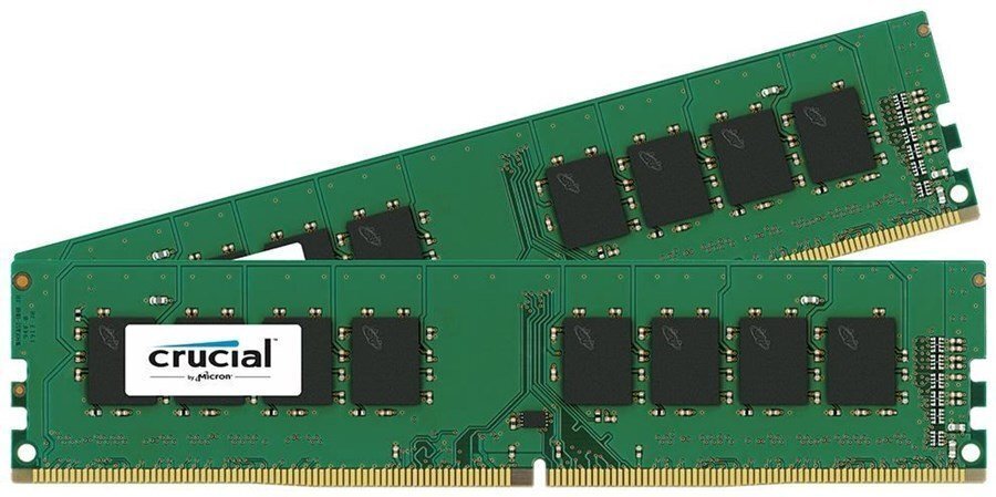 Crucial UDIMM DDR4, 2x4 GB, 2400 MHz, CL17 (CT2K4G4DFS824A) цена и информация | Operatīvā atmiņa (RAM) | 220.lv