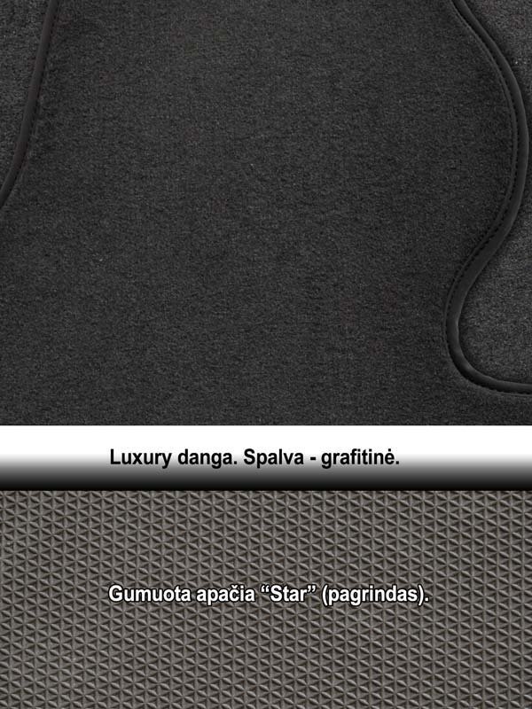 ARS FORD TOURNEO CUSTOM 2012-> (8v., I, II ir III e.) /MAX4 Luxury цена и информация | Tekstila paklājiņi pēc auto modeļiem | 220.lv