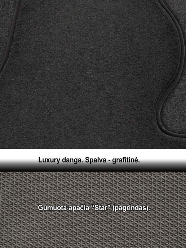 ARS MITSUBISHI ASX 2010-> /14\1 Luxury cena un informācija | Tekstila paklājiņi pēc auto modeļiem | 220.lv