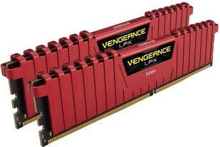 Corsair Vengeance LPX 16GB 2400MHz DDR4 CL16 KIT OF 2 CMK16GX4M2A2400C16R цена и информация | Оперативная память (RAM) | 220.lv