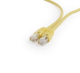 Gembird UTP Cat6 Patch cord, 2 m, yellow cena un informācija | Kabeļi un vadi | 220.lv