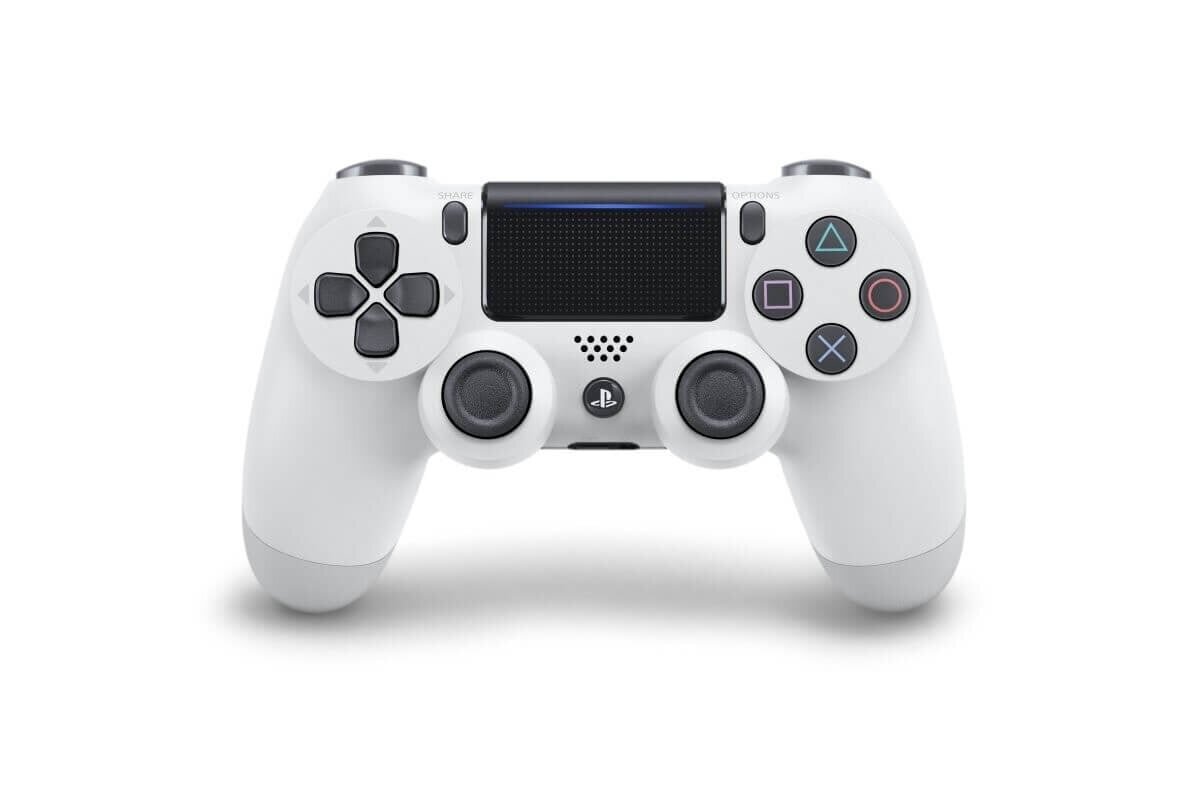 Sony Dualshock 4 v2, White cena un informācija | Spēļu kontrolieri | 220.lv