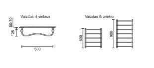 Dvieļu žāvētājs Rosela Kaija цена и информация | Полотенцесушители | 220.lv