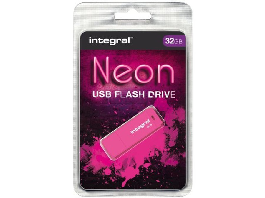 Integral Neon 32GB USB 2.0 cena un informācija | USB Atmiņas kartes | 220.lv