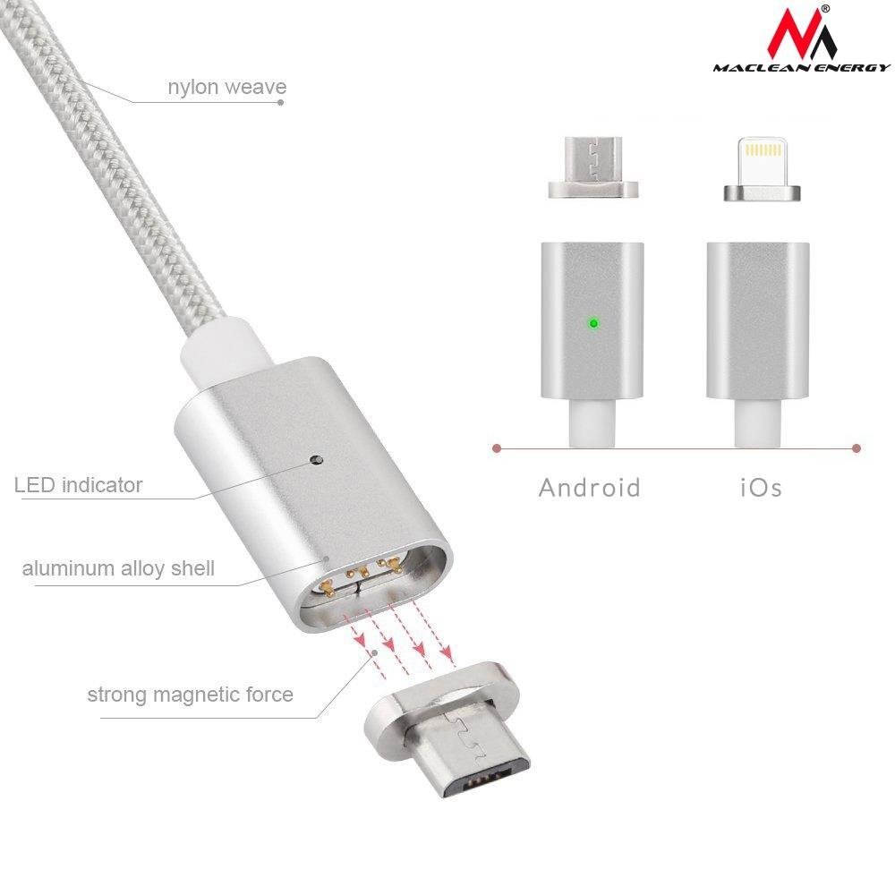 Tālruņa uzlādes kabelis iPhone Maclean MCE161 цена и информация | Savienotājkabeļi | 220.lv