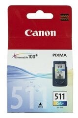 Oriģinālais Tintes Kārtridžs Canon CL511 cena un informācija | Tintes kārtridži | 220.lv