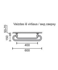 Dvieļu žāvētājs Rosela Trio цена и информация | Радиаторы для ванной | 220.lv