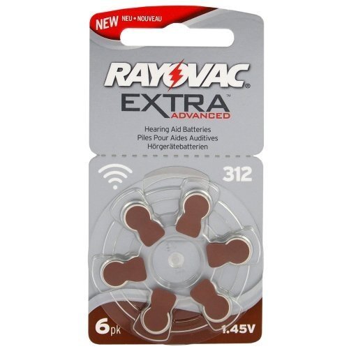 Rayovac Extra PR41 312 baterijas, 6 gab. cena un informācija | Baterijas | 220.lv