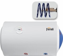 Комбинированный водонагреватель Ferroli CALYPSO MT 100, горизонтальный цена и информация | Водные обогреватели | 220.lv