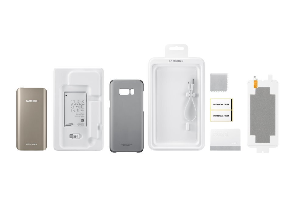 Telefona aksesuāri Samsung Starter Kit 1 priekš Samsung Galaxy S8 Plus (G955) cena un informācija | Mobilo telefonu aksesuāri | 220.lv