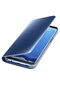 Sāniski atverams maciņš Clear View priekš Samsung Galaxy S8 Plus (G955) Zils цена и информация | Telefonu vāciņi, maciņi | 220.lv
