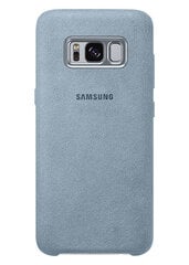 Samsung Alkantaras vāciņš EF-XG955AM Galaxy S8+, melns cena un informācija | Telefonu vāciņi, maciņi | 220.lv