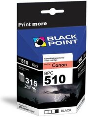 Ink Black Point BPC510 | Black | 12,5 ml | Canon PG-510 cena un informācija | Tintes kārtridži | 220.lv