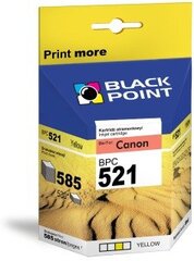 Ink Black Point BPC521Y | Yellow | chip | 585 p. | Canon CLI-521Y cena un informācija | Tintes kārtridži | 220.lv