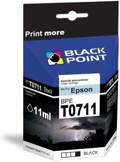 Ink Black Point BPET0711 | Black | chip | 13ml | Epson T0711 цена и информация | Tintes kārtridži | 220.lv