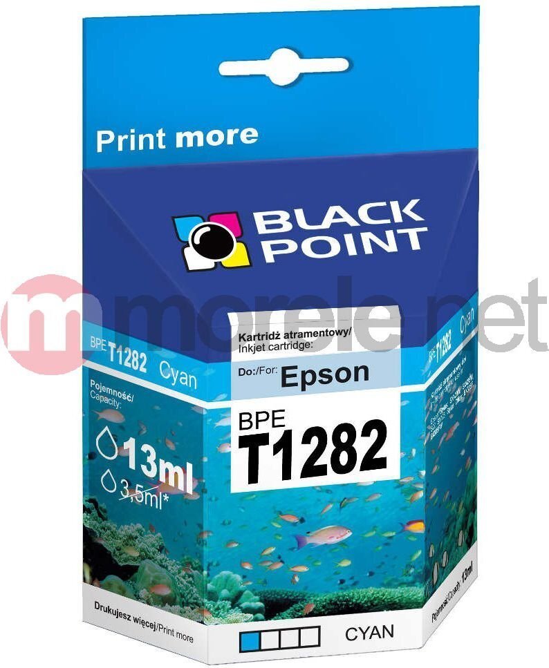 Ink Black Point BPET1282 | Cyan | 13 ml | Epson T1282 цена и информация | Tintes kārtridži | 220.lv