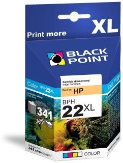 Ink Black Point BPH22XL | Color | 18 ml | 341 p. | HP C9352 цена и информация | Tintes kārtridži | 220.lv