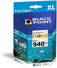 Ink Black Point BPH940XL | Cyan | HP C4907AE | 28 ml | 1800 p. cena un informācija | Tintes kārtridži | 220.lv