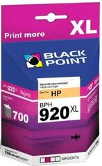 Ink Black Point BPH920XL | Magenta | 12 ml | 700 p. | HP CD973AE cena un informācija | Tintes kārtridži | 220.lv