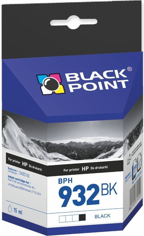 Ink cartridge Black Point BPH932XLBK | black | 40 ml | HP CN053AE цена и информация | Tintes kārtridži | 220.lv