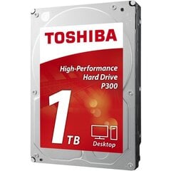 Внутренние жесткие диски Toshiba P300 1TB 7200RPM SATA III 64MB BULK HDWD110UZSVA цена и информация | Внутренние жёсткие диски (HDD, SSD, Hybrid) | 220.lv